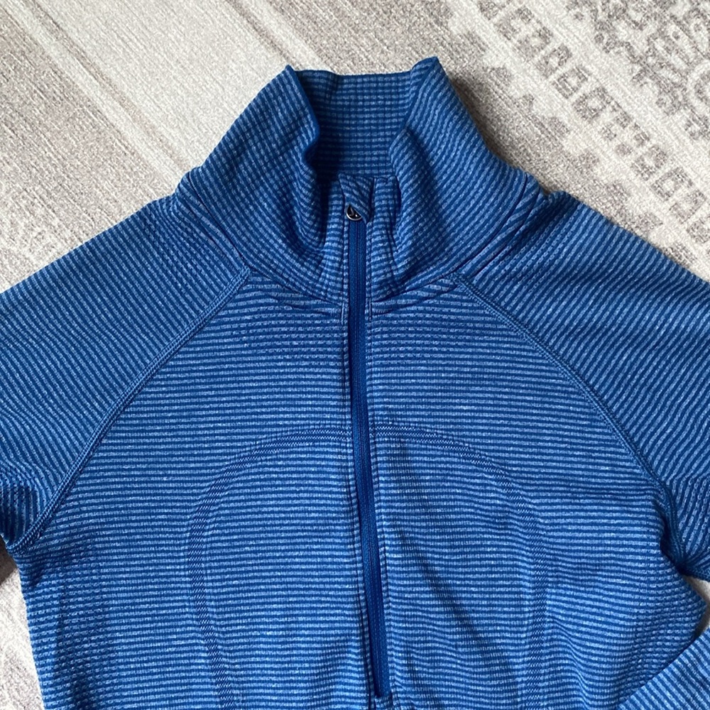 Lululemon Run: Swiftly Tech 1/2 Zip In Tonka Stri… - image 7